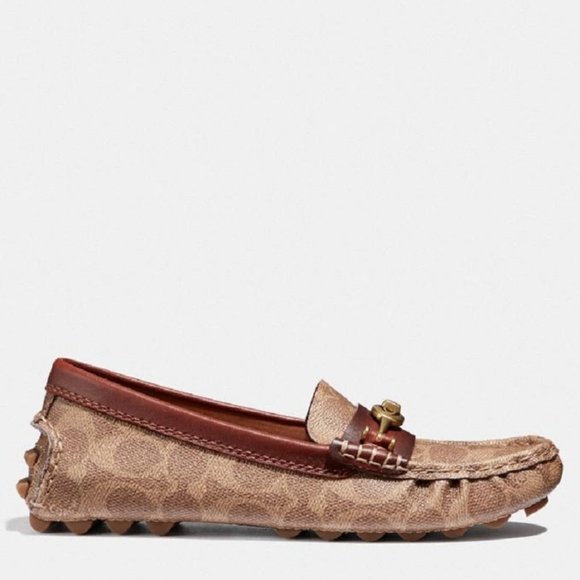 $98 *NEW* COACH Crosby Turnlock Driver In Signat - Picture 9 of 12